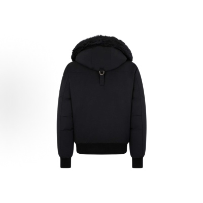 Moose Knuckles Original Ballistic Bomber Jacket  Gold Series  Black Fur（NFC) 02