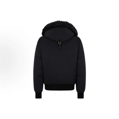 Moose Knuckles Original Ballistic Bomber Jacket  Gold Series  Black Fur（NFC) 02