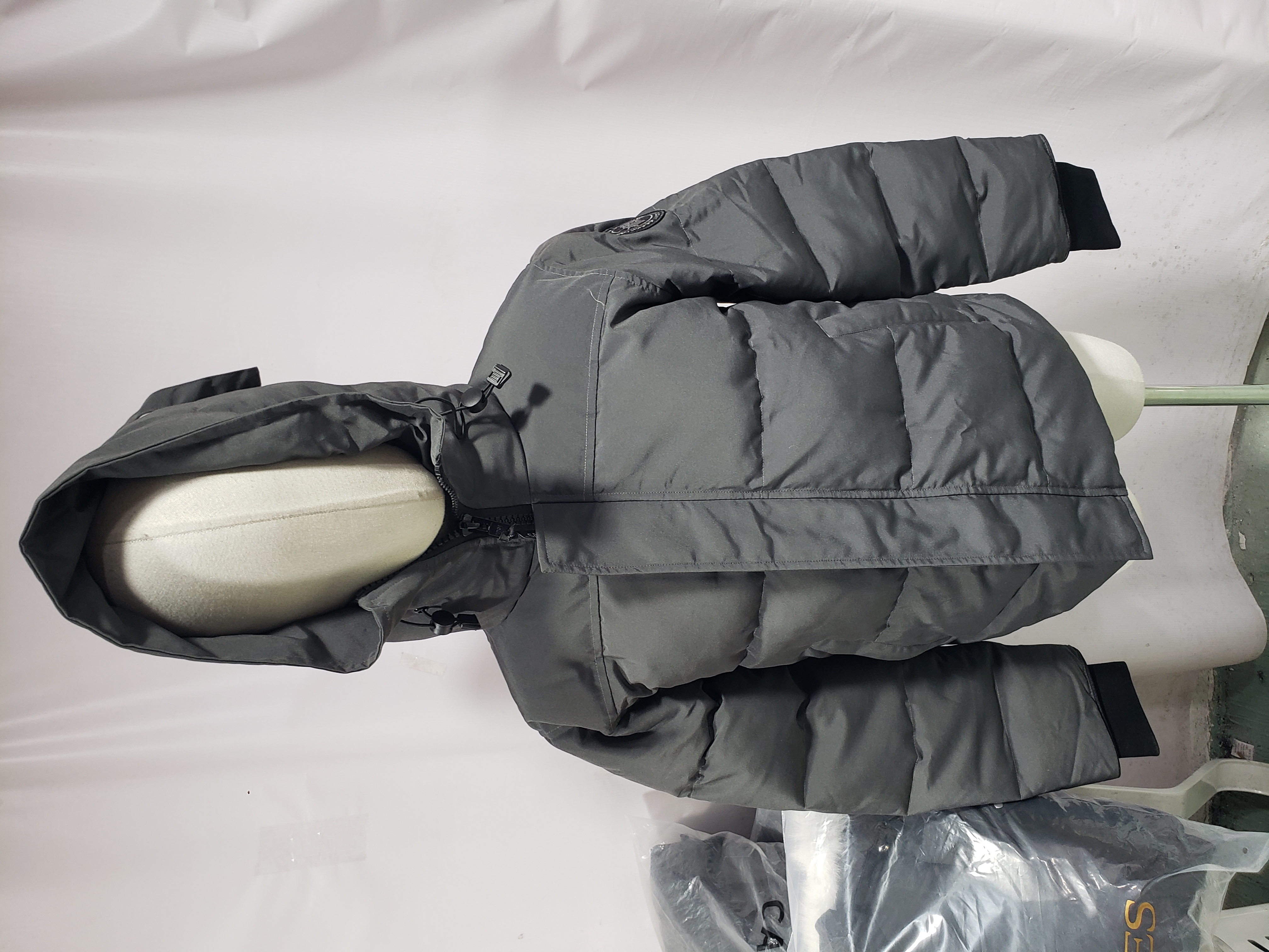 Canada Goose Down Jacket Gray and black