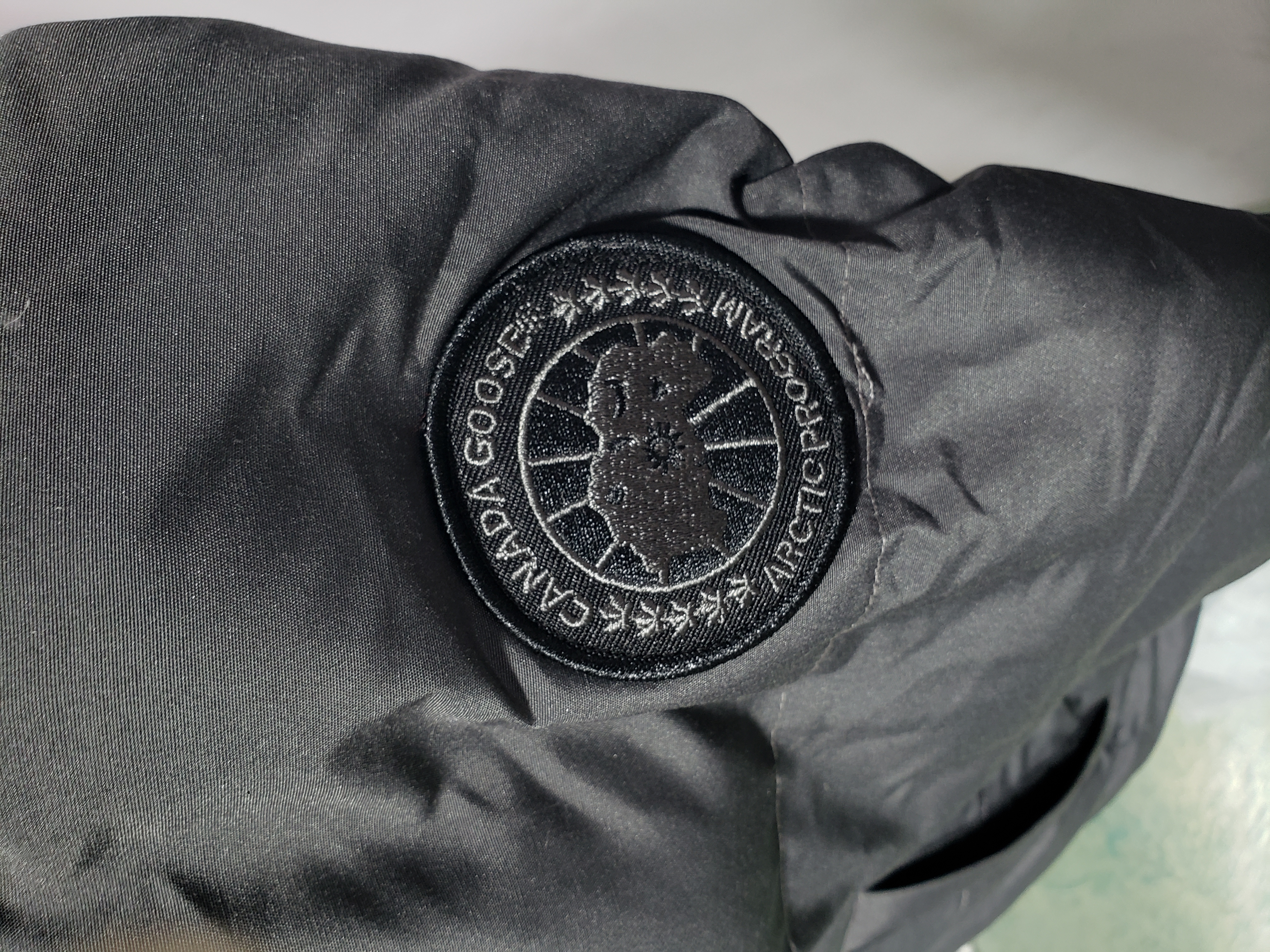 Canada Goose Down Jacket Gray and black