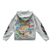 Chrome Hearts x Matty Boy Flames Hoodie 'Heather Grey'