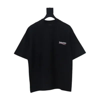 Balenciaga Clothes Political Campaign T-Shirt Black 02