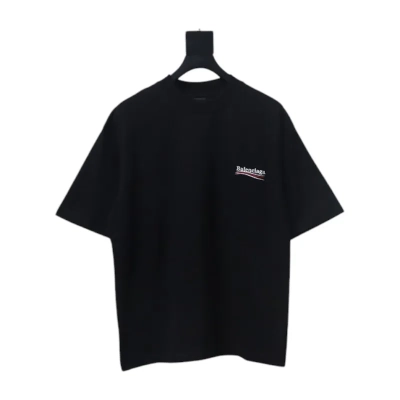 Balenciaga Clothes Political Campaign T-Shirt Black 02