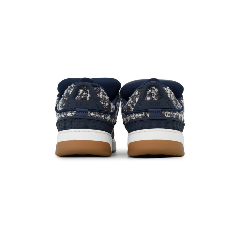 Dior B9S Skater Tweed Navy Blue