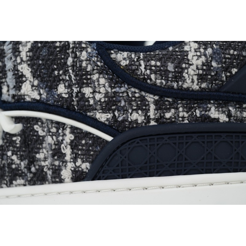 Dior B9S Skater Tweed Navy Blue