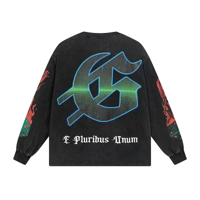 Godspeed Life's A Gamble Long Sleeve T-Shirt #1099 Black Wash 02