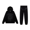 Sp5der Phantom Web Hoodie & Sweatpant Set Black