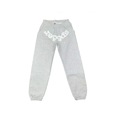 Sp5der Worldwide Sweatpant Gray 01