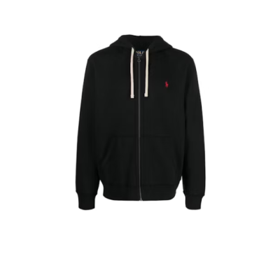 Polo Ralph Lauren Fleece Full-Zip Hoodie Black  01