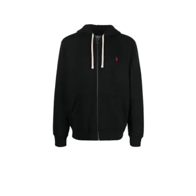 Polo Ralph Lauren Fleece Full-Zip Hoodie Black  01
