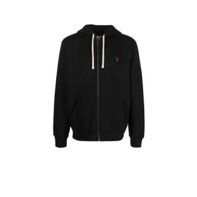 Polo Ralph Lauren Fleece Full-Zip Hoodie Black  01