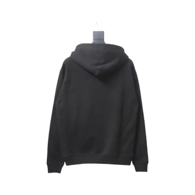 Balenciaga Clothes Languages Hoodie Black Multi 02