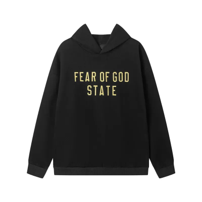 Fear of God Essentials Fleece Hoodie & Sweatpant Set Black 02