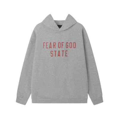 Fear of God Essentials Fleece Hoodie & Sweatpant Set Grey 02