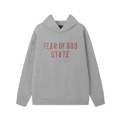 Fear of God Essentials Fleece Hoodie & Sweatpant Set Grey 02