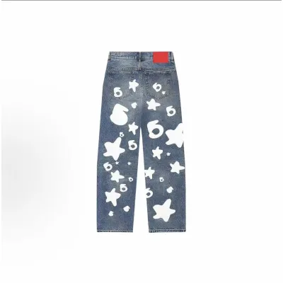 Sp5der FW24 8daysofSP5DER Whale Bubble Printed Jeans 02