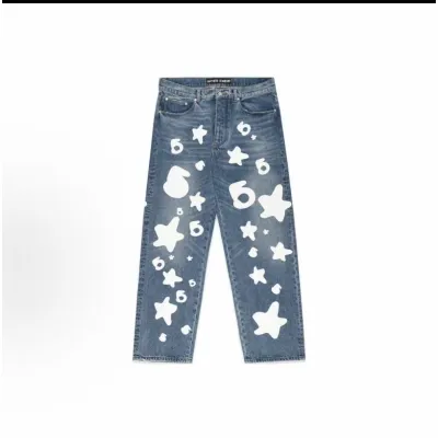 Sp5der FW24 8daysofSP5DER Whale Bubble Printed Jeans 01