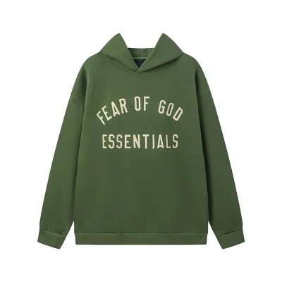 Fear of God Essentials Fleece II Hoodie & Sweatpant Set Green 02