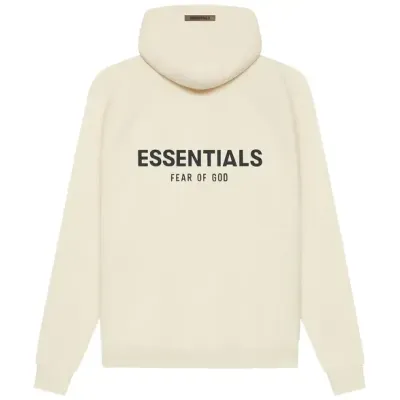 Fear of God Essentials Pull-Over Hoodie 'Buttercream' 01