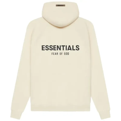 Fear of God Essentials Pull-Over Hoodie 'Buttercream' 01