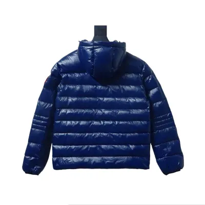 copy of Canada Goose Puff Checkered Down Jacket Dark Blue 02
