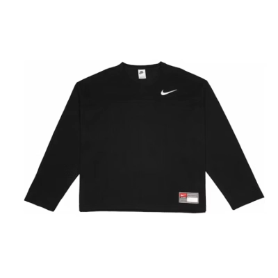 Stussy x Nike Dri-FIT Mesh Jersey Black 02