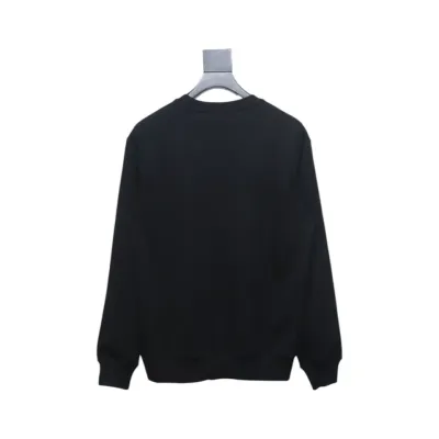 Bape Monkey Print Crewneck Sweatshirt 'BlackPink' 02