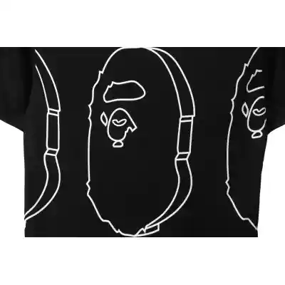 BAPE outlined ape head T-Shirt 02