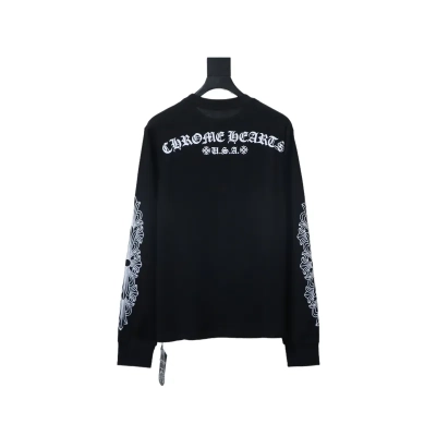 Chrome Hearts Matty Boy Shoulder Logo Crewneck Black 01