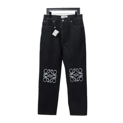 Loewe Printed Black Jeans 01