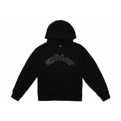 Sp5der OG Logo Hoodie Black 01
