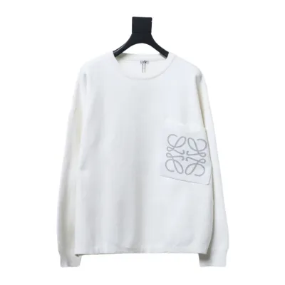 Loewe Pocket Printed Sweater 24Fw  white 01