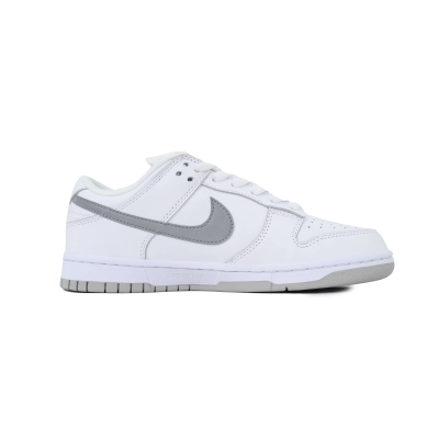 Nike Supreme x Dunk Low SB 'White Metallic Silver' HQ8487-100 02