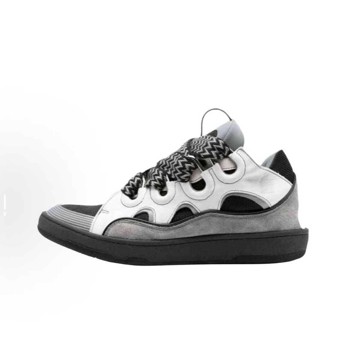 LANVIN Black Whiteand Gray