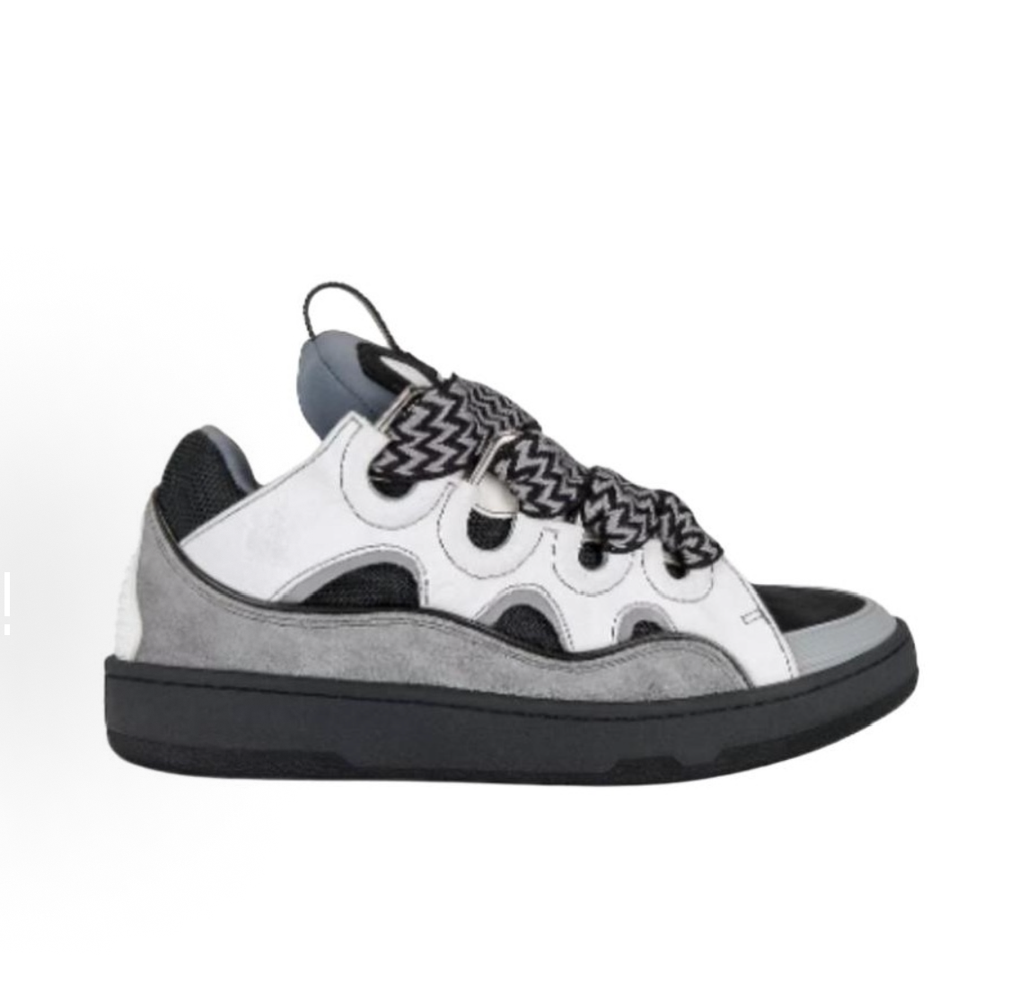 LANVIN Black Whiteand Gray