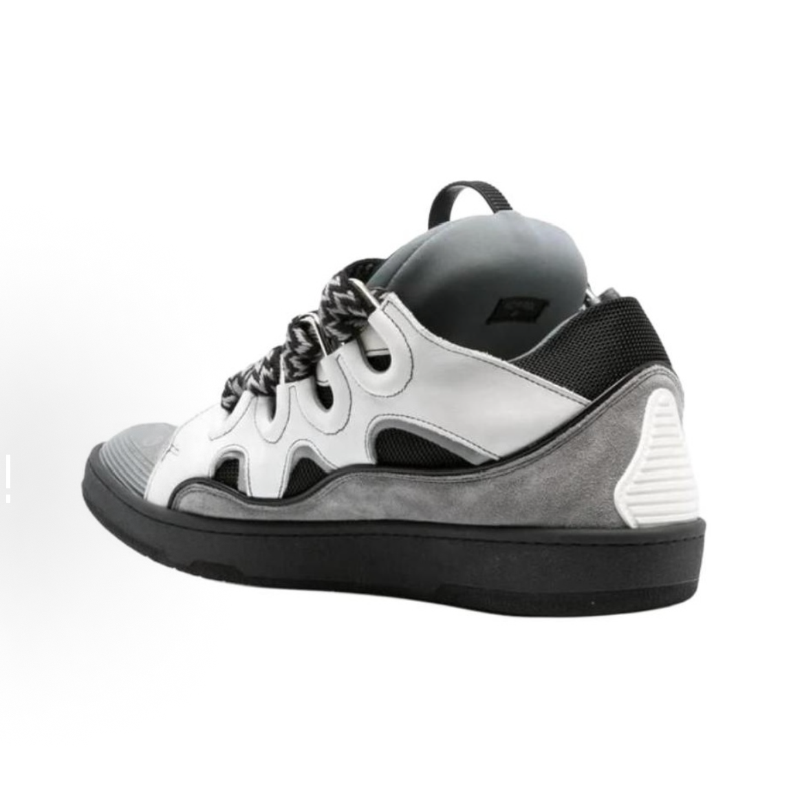 LANVIN Black Whiteand Gray