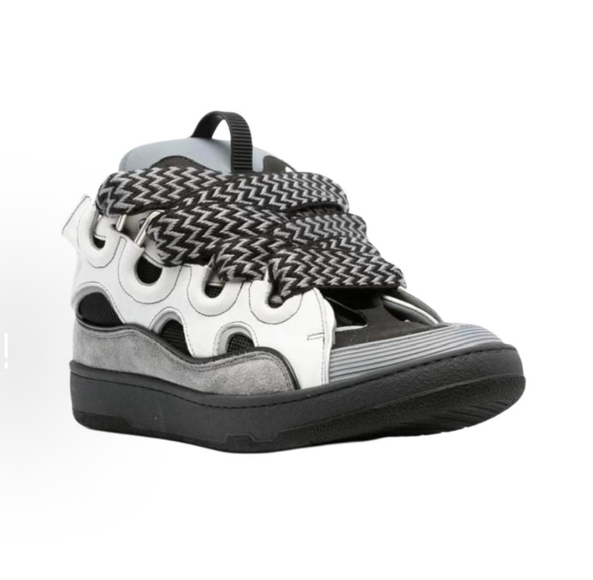 LANVIN Black Whiteand Gray