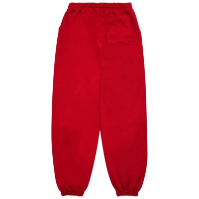 Sp5der Number 555 Sweatpants 'Red' 02