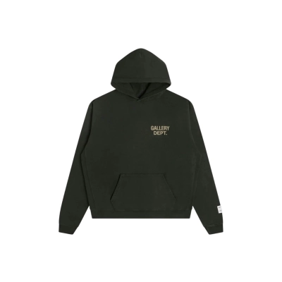 Gallery Dept. 90's Logo Hoodie Vintage Black 01
