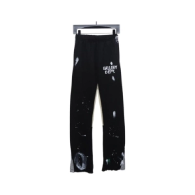 Gallery Dept Graffiti Splatter Sweatpants Black 01