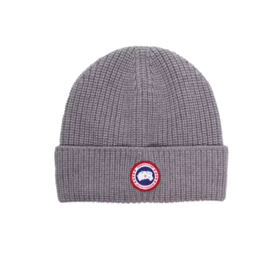 Canada Goose Rib Toque Beanie Heather Grey 01