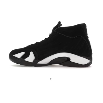 Air Jordan 14 Retro Black White 01