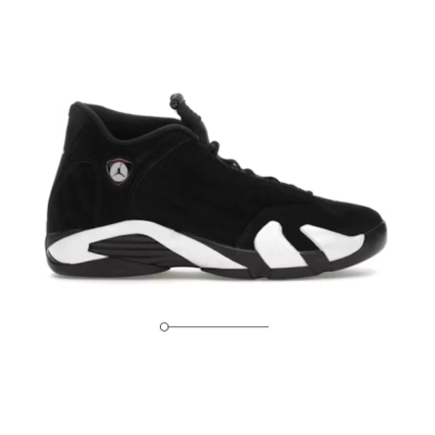 Air Jordan 14 Retro Black White 02