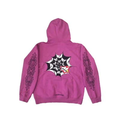 Chrome Hearts x Matty Boy Web Hoodie 'Purple' 01