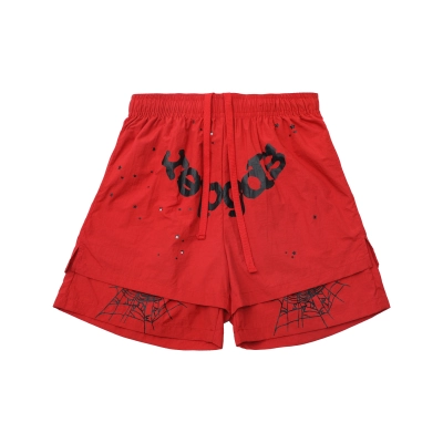 Sp5der Sweatshort #200 Red/Pink/Green/Blue 02
