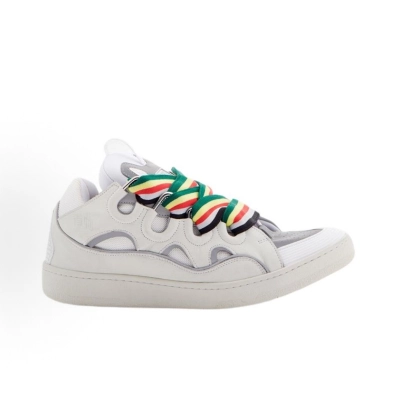 Lanvin White Sneakers with Colorful Laces 02
