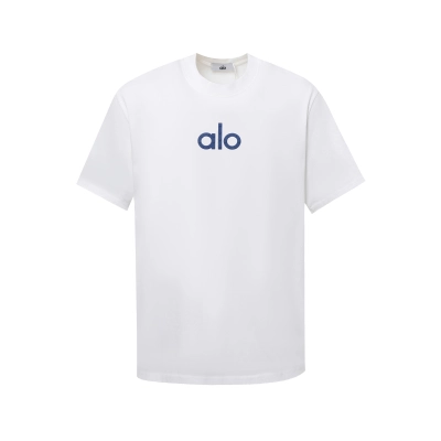 alo yoga T-shirt White (blue label) 02
