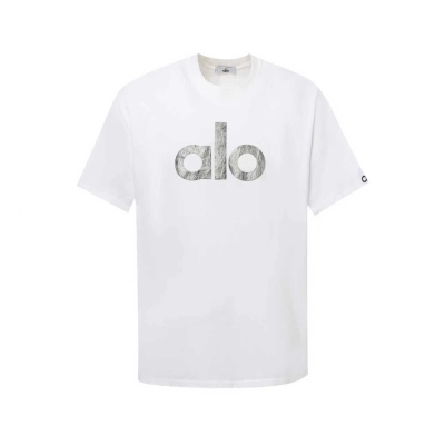 alo yoga T-shirt White (silver label) 01