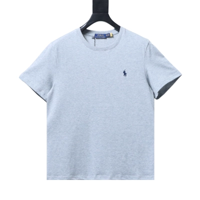 Polo Ralph Lauren Small horse with round-neck short-sleeved shirt gray 01