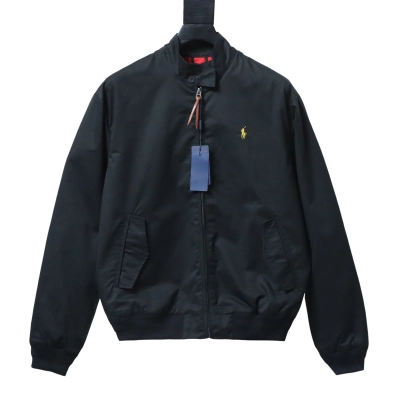 Polo Ralph Lauren Solid-color embroidered logo zipper jacket 01